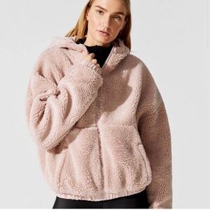 ALO Yoga Reversible hoodie teddy Jacket